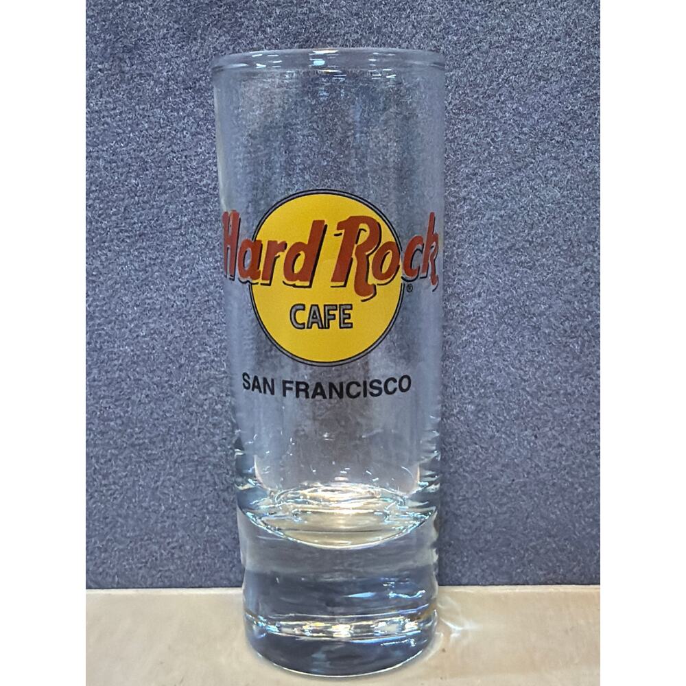 Lot of 4 Hard Rock Cafe 4” Shot Glass Minneapolis San Francisco Honolulu Cancun - Picture 4 of 9
